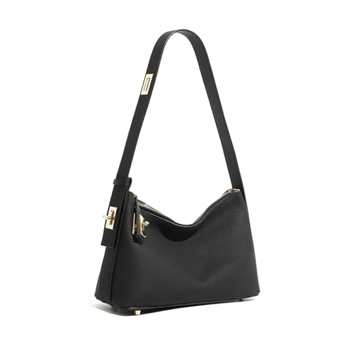 Genuine Leather Shoulder Bag for Women - Adjustable Satchel Top-Handle Handbag