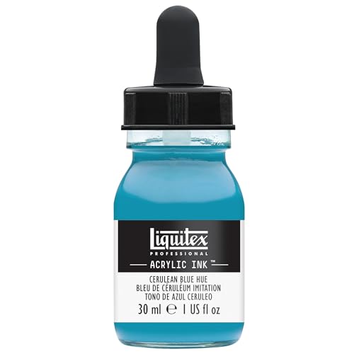 Liquitex 4260470 liquid Professional Acrylic Paints - Ink Indian ink 30 ml highly pigmented airbrush paint oil blue shade