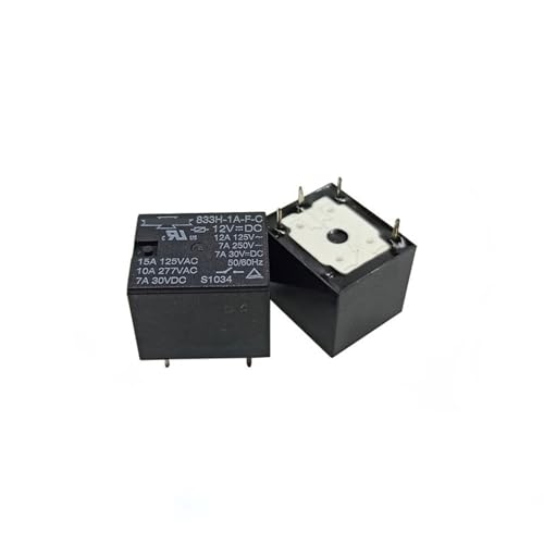 Relé electromecánico 833H-1A-C 12V componente de sustitución para PCB