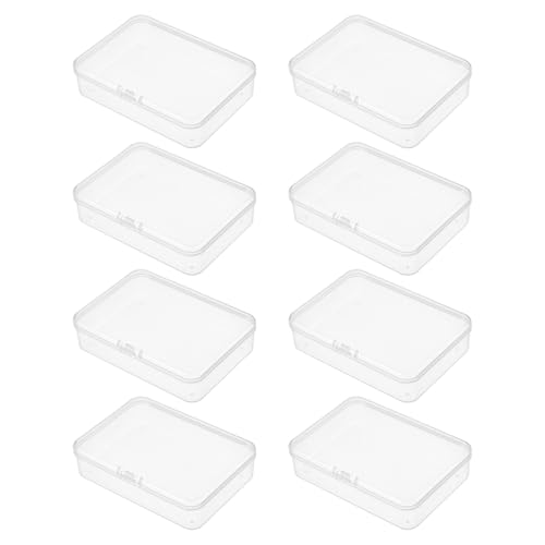 SGSCFG 8 Boîtes en Plastique, Accessoires De Boucle - Boîtes À Femmes, Outils De Tri pour Petites Pièces, Peut Économiser des Autocollants, des Écouteurs Et des Clés.