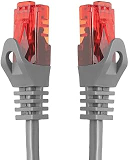 BIGtec Kabel LAN 7,5 m kabel sieciowy kabel krosowy High Speed Ethernet szary kompatybilny z Cat 5 Cat 6 Cat 7 Cat 8 Switch Router Modem Panel krosowy Access Point Patchfeld