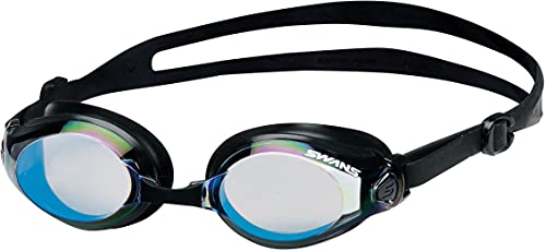 SWANS(スワンズ) 日本製 スイミングゴーグル SW-45M SMBL スモーク×フラッシュブルーミラー フィットネス 大人用