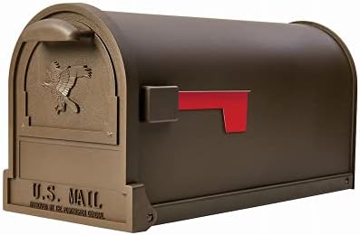 Solar Group Mailbox Arlington Deluxe 11" H X 9-1/2"W X 23" D T2 Bronze