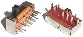 200PCS 2P3T 3 Position Slide Switch 3 Pin DC 50V 0.3A SK23D07 3mm High Side Knob