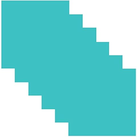 Siser EasyPSV Permanent Self Adhesive Craft Vinyl 12" x 12" Sheets (Sea Glass Blue, 6 Sheets) Cover