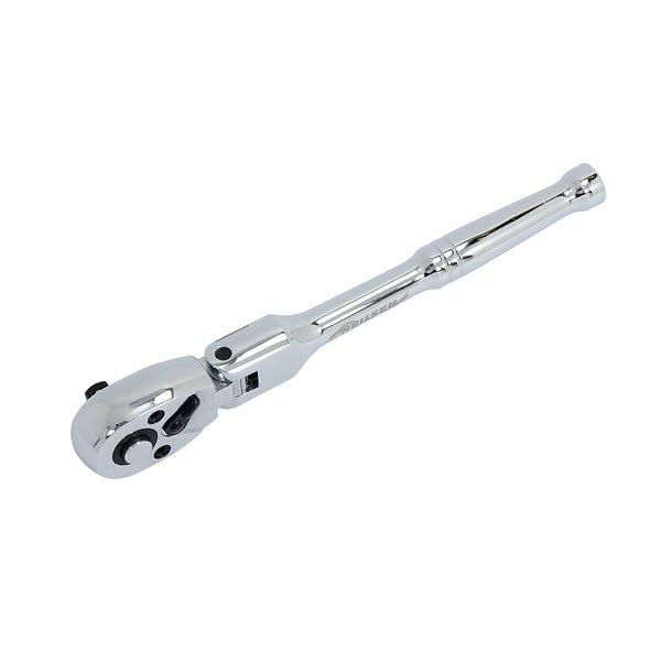 Neilsen CT0810 1/4in Drive Flexi-Head Ratchet Locking Swivel Head Chrome Vanadium