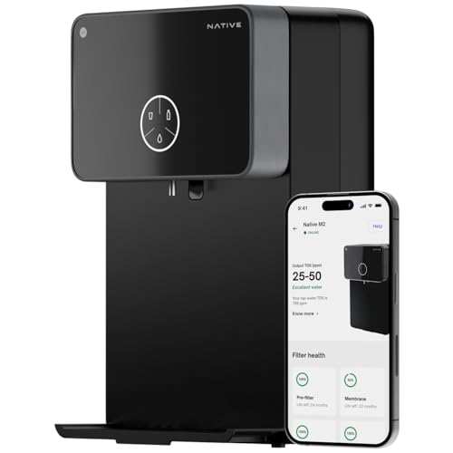 Urban Company Native M2 Water Purifier | Needs No Service for 2 Years | RO+UV+Copper+Alkaline |10-Stage Purifier | 4-in-1 Health Booster | Smart IoT Features | 8L Capacity | 2 Year Warranty