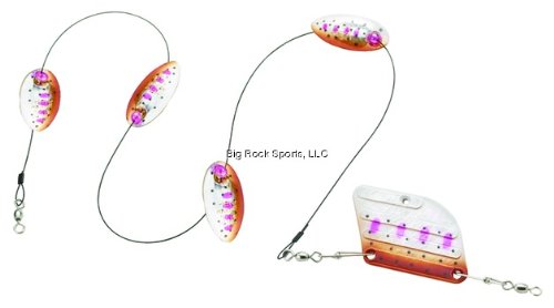 Panther Martin MDR_28_BTH High Lake Rudder Troll Fish Attractor, Brown Trout Holo