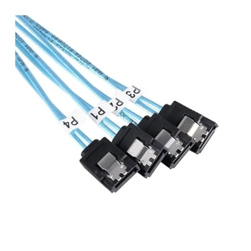 Cable S-A-S SATA SFF-8087 a 4 SATA 12Gbps 50cm miniatura 4