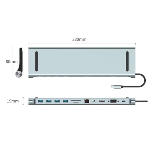 Estación de acoplamiento USB-C LIKIMCORE para solucionar la falta de puertos en tu portátil 2