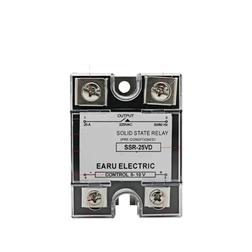 Régulateur de tension à relais statique 100A monophasé entrée 0-10V pour chauffage industriel