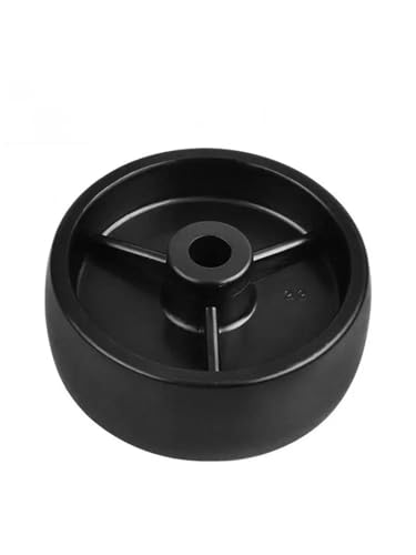 4 Pcs/Lot Casters 1.5 Inch Black Pp Single Wheel Light Plastic Smooth Piece Diameter 40mm Furniture