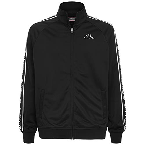 Kappa Logo Tape Artem, Felpa Uomo, Nero, L