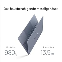 Huawei MateBook X Pro Core Ultra, 980 g Ultraleicht hautberuhigende Metallgehäuse, Intel Core Ultra 7 Prozessor, 14,2 Zoll OLED Real Colour Display, 32GB + 1TB, Blue – Ansicht 2