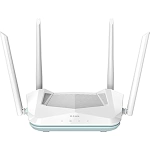 D-Link R15 EAGLE PRO AI AX1500 Smart Router met AI Wi-Fi/Traffic Optimiser, AI Parental Control, Gigabit Poorten, MU…