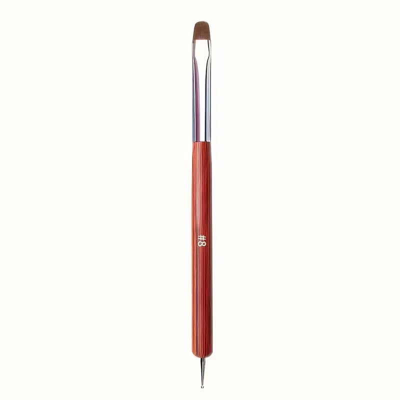 French Tip Brush - Double-Ended Nail Brush for Gel Polish