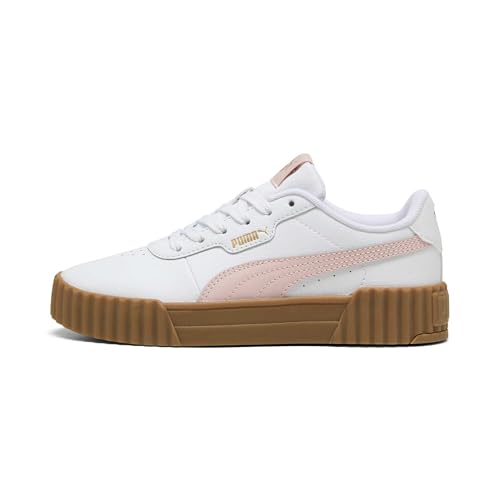 Puma Carina 3.0 Jr Sapatilhas para meninas, Puma White Mauve Mist, 37 UE