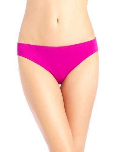 La Blanca Women's Island Goddess Solid Hipster Bikini Swimsuit Bottom, Orchid, 14