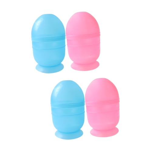 SOESFOUFU 2sets Hair Stylist Mixing Cups Salon Dye Mixing Bowl Hair Coloring Supplies 2pcs*2