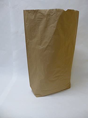 25 St. Papier-Bioabfallsäcke 70l Format 55x85x20 cm Motiv: "unbedruckt", 2lagig, mit extra Bodendeckblatt