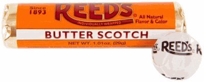 Reeds Hard Candy Rolls- 6ct- 2 Root Beer, 2 Cinnamon, & 2 Butterscotch
