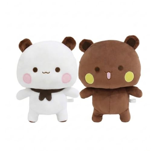 Bubu&Dudu Plush Collectible Figurine – 7.8 Inch Soft Bears Plushie Sculpture for Adult Collectors, Desk Decor & Gift (bubu and dudu)