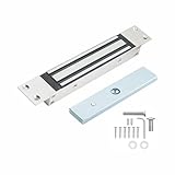 280 kg Zugangskontrollsystem Einzeltür, Unterputz-Magnet-Türschloss für Bürogebäude, Wohnkomplexe, Einzelhandel, Räumlichkeiten, Fabrikwerkstätten (Silber)