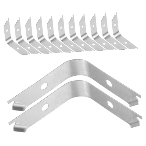 Image of 100pcs Picture Frame Backing Spring Clips Easy Installation Multi Use Wall Hanging Hardware for Photos and Art Display Durable Aluminum Alloy Design Versatile Picture Clips