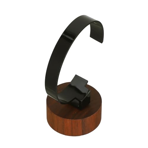 Elegante: la base in legno di completa il supporto in acrilico, creando un display armonioso ed elegante che mette in risalto la bellezza del tuo porta orologi da uomo, porta orologi da donna