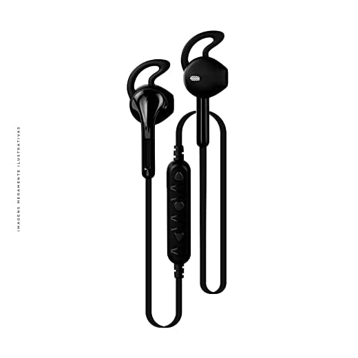 C3Tech Fone de Ouvido Intra EP-TWS-10BK Bluetooth BT5.0 Preto