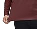 Rdruko Men's Long Sleeve Polo Shirts with Pocket Collared Quick Dry Golf Work Shirts(Wine Red, US XXXL)