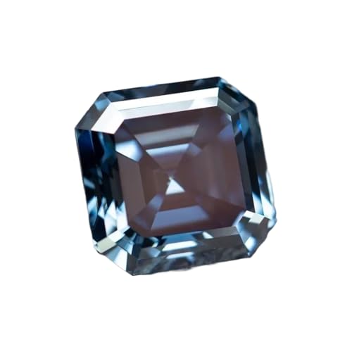 Diamant de laboratoire bleu roi taille Asscher, l'éclat de la haute joaillerie