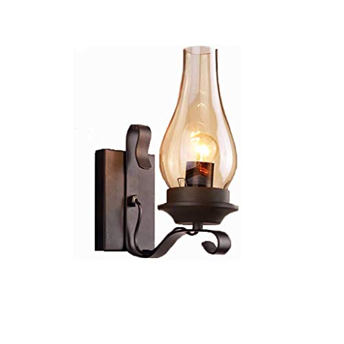 Lampe murale sphérique avec diffuseur en verre et éclairage créatif