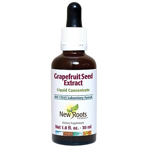 NEW ROOTS HERBAL Grapefruit Seed Extract (30 ml) Liquid Concentrate| Overall Health Support | Gluten Free, Non-GMO Cover