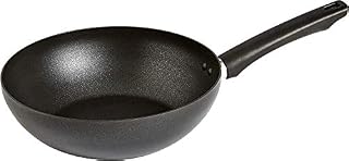 AmazonBasics Titanium Plasma Non-Stick Induction Frying Pan Set - with Heat-Resistant handle, PFOA&BPA Free - 24/28 cm