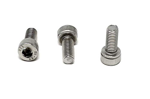 Image of iexcell 50 Pcs M5 x 12mm Thread Pitch 0.8 mm Stainless Steel 304 Hex Socket Head Cap Screws Bolts Kit