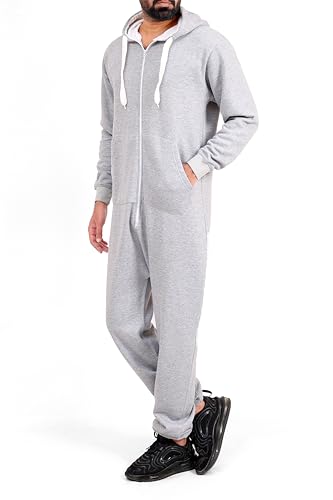 Men's Unisex Onesie Jumpsuit Elegant One Piece Pajama Playsuit Men's SleepWear All In One