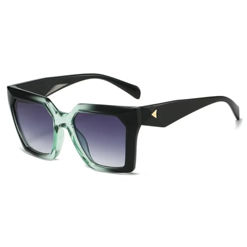 Verres solaires rétro UV400 à monture design léopard
