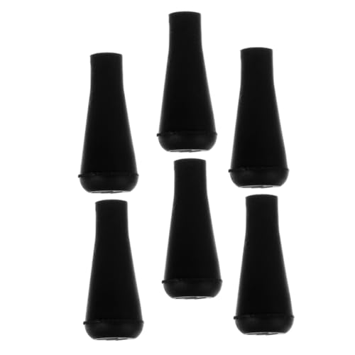 Abaodam 6Pcs Supple Rubber Arrowheads for Archery Practice Lightweight Wear Resistant Tips for Safe Target Shooting Compatible with Bows and Arrows