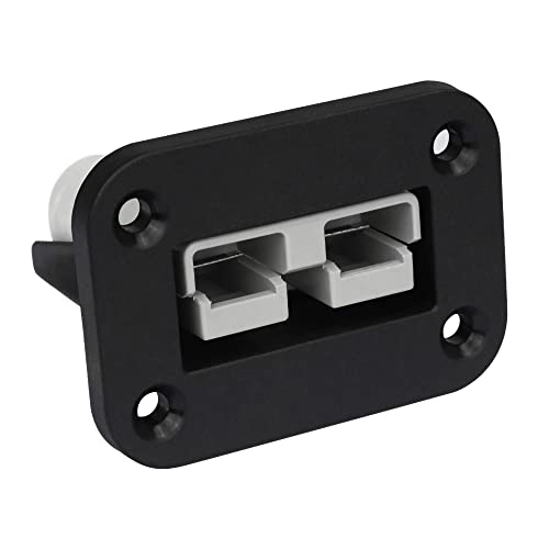 Wekttznol 12-24V 50Amp Mounting Bracket Panel Plug Flush Mount For Anderson Sb50 Series Connectors #TOP2