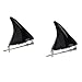 Hairpin - TOOGOO(R) Devil style hairpin horn Cosplay School Cultural Festival Black