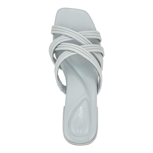 Calvin Klein Women's Trivy2 Sandal, Pearl Blue 450, 8.5 - image 2