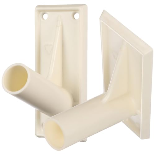 FUTUREORYY 2 Pièces Support De Mât De Drapeau pour Montage Mural Lot Durable pour Drapeaux De Jardin Vacances