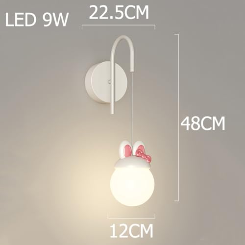 Iluminación de pared para dormitorio infantil de niñas creado para rincones de lectura cómodos 8