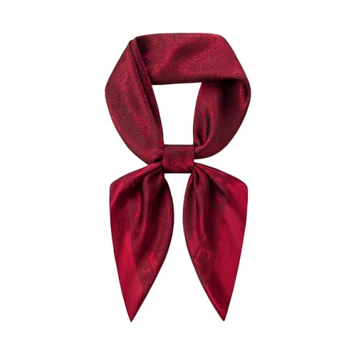 Image of 35 inch Men's Large Square Jacquard Scarf - Cowboy Wild Rugged Style, With Gift Packed