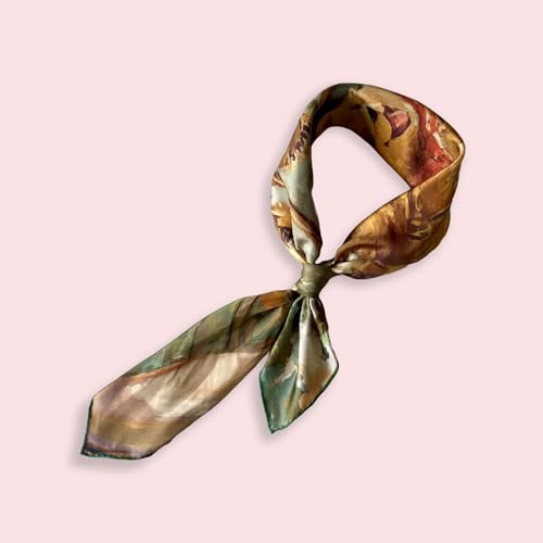 100% Silk Square Scarf - Teddy Bears 27x27"/70x70cm, Mulberry Twill Silk Bandana with Hand-rolled Edges, Gift for her and him4