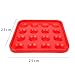 kowaku Billiard Ball Holder Tray Pool Accessory for 16 Balls, Snooker Pool Halls Case, Organizers Game Room Portable Pool Ball Tray, red
