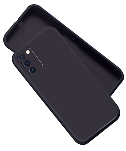 Image of A rtistque Back Cover Case for Samsung Galaxy M02s / F02s with Camera Protection | Shockproof TPU | Stylish Protective Design | Slim Fit | Ultra Matte | Samsung Galaxy M02s / F02s Back Cover - Black