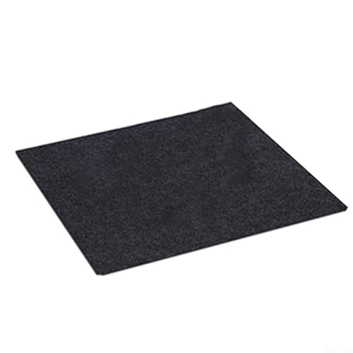 Volakebeing Alfombrilla para parrilla para barbacoa, ignífuga y no 50 x 36 pulgadas, resistente al aceite, construcción de polipropileno y goma para patio, terraza o
