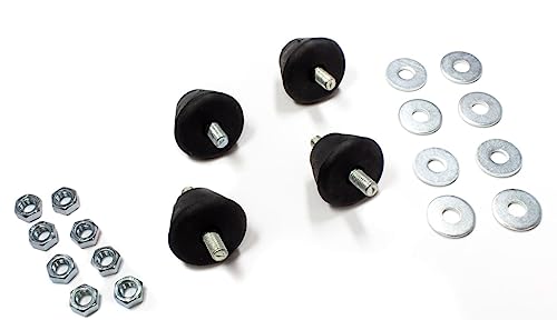 CG94 - Kit Antivibración para Aire Acondicionado Exterior AG-35 | 4 Amortiguadores, 8 Arandelas, 8 Tuercas | Universal | Marca Italiana